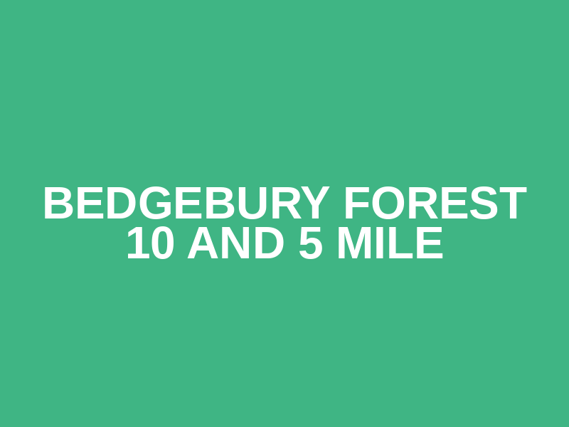 Bedgebury Forest 10 and 5 Mile Logo