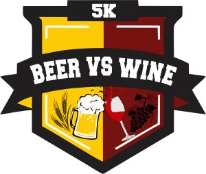 Beer Vs Wine 5K (Chicago Area) Logo