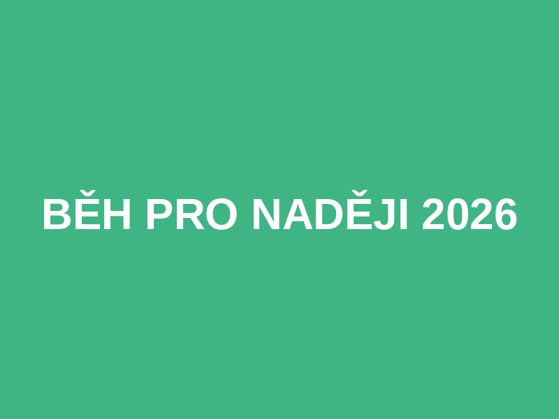 Běh pro naději 2026 Logo
