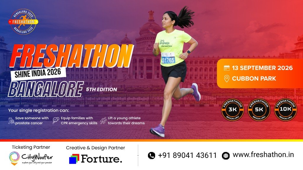BENGALURU FRESHATHON SHINE INDIA 2026 5TH EDITION Logo