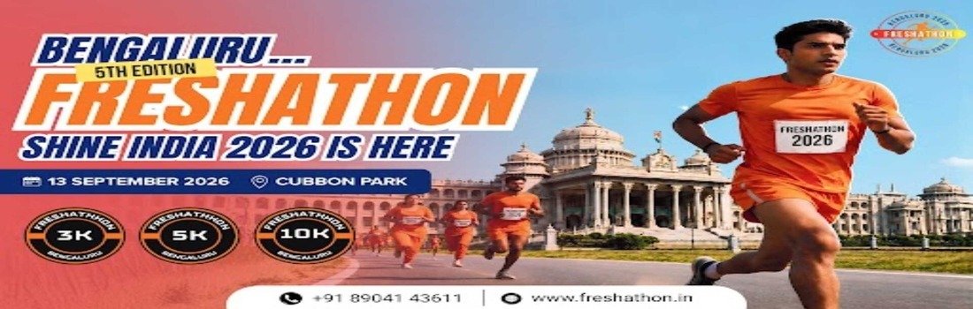 Bengaluru Freshathon – Shine India 2026 – 5th Edition Logo
