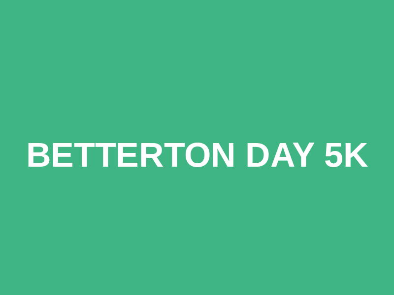 Betterton Day 5k Logo