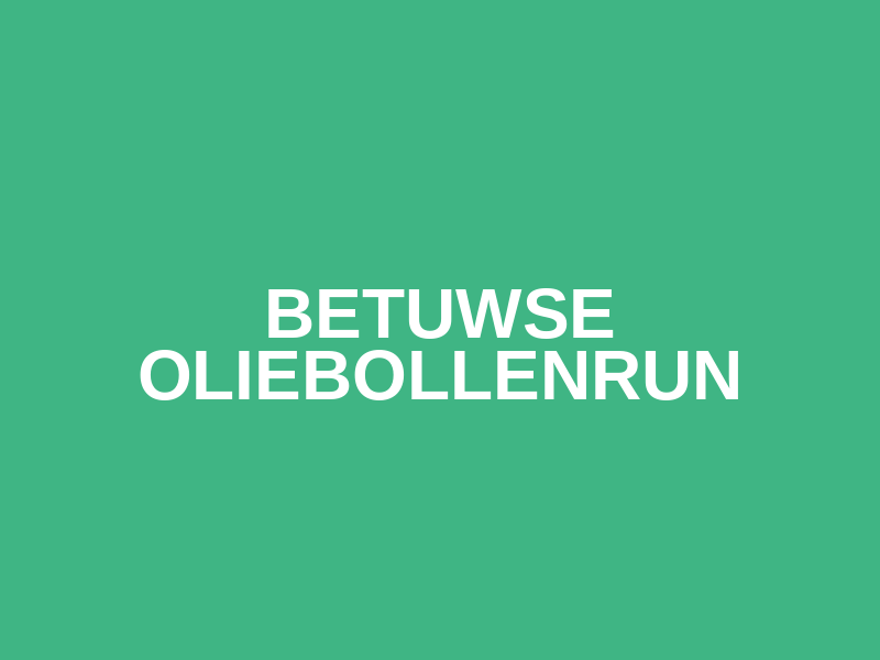 Betuwse Oliebollenrun Logo