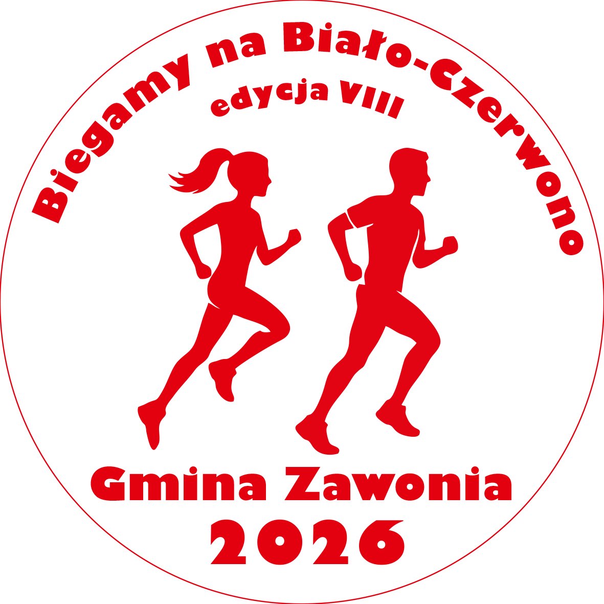 Biegamy Na Biało-Czerwono Logo