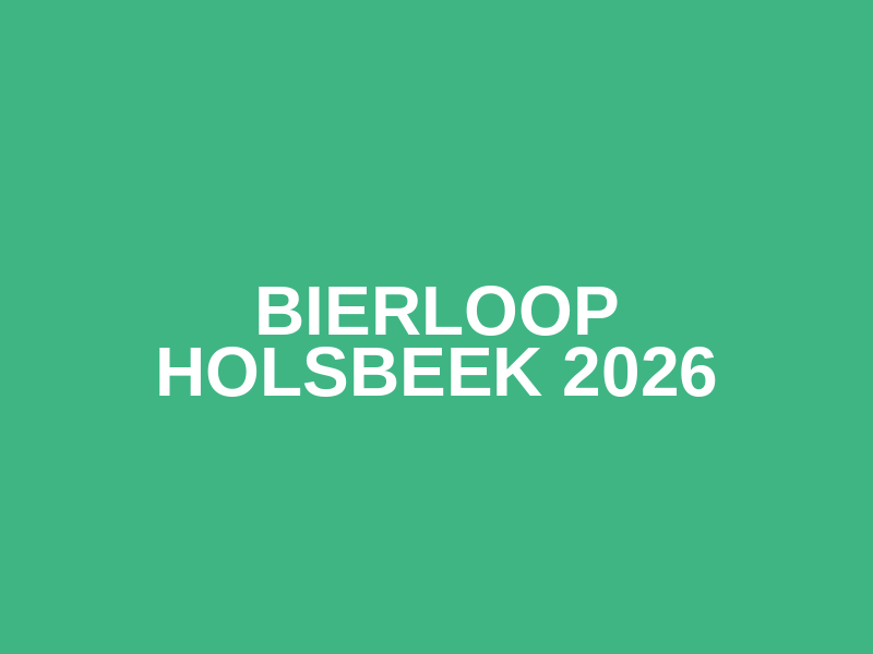 Bierloop Holsbeek 2026