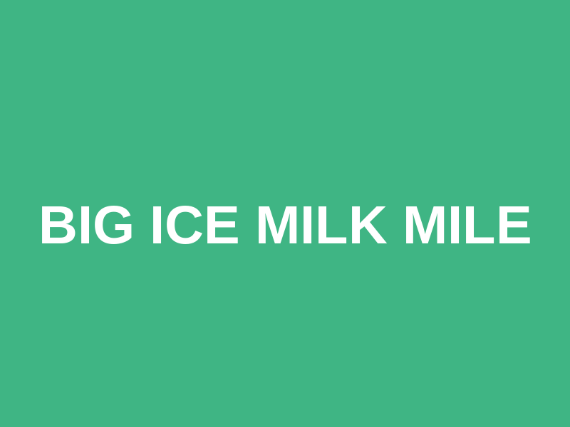 Big Ice Milk Mile Logo