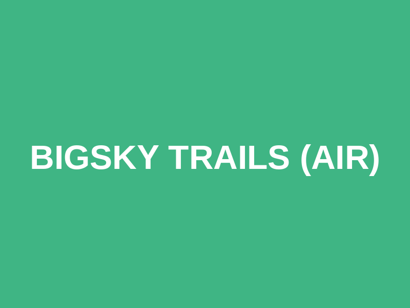 BigSky Trails (AIR) Logo