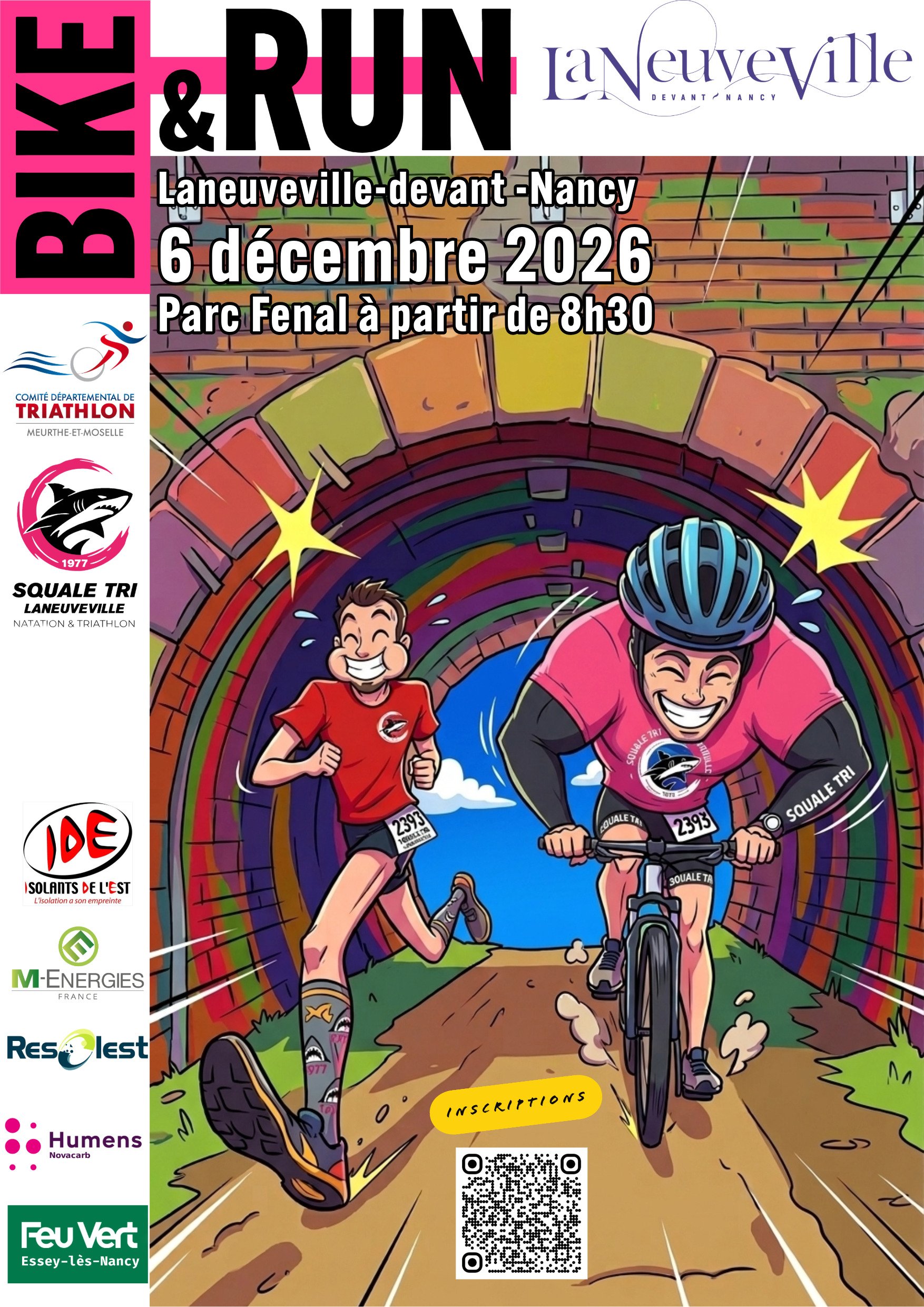 Bike and Run de Laneuveville – 4ème étape du Challenge CD54 « Bonnabelle Immobilier » Logo