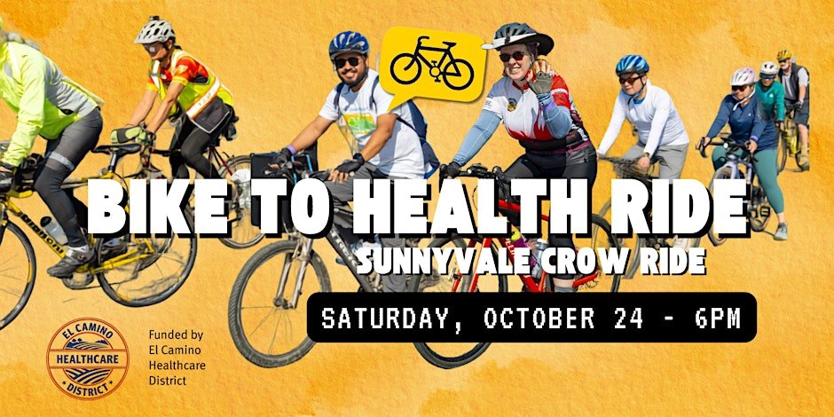 Bike to Health - Sunnyvale Halloween Crow Ride 2026