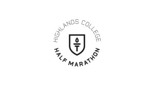 Highlands College Half Marathon, 10K, and 5K Logo
