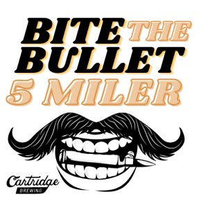 Bite The Bullet 5k & 5 Miler Logo