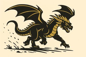 BLA Dragon 5K Logo