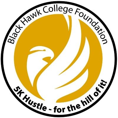 Black Hawk College 5K Hustle Logo