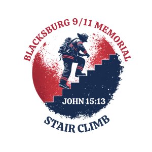 Blacksburg 9/11 Memorial Stair Climb Logo