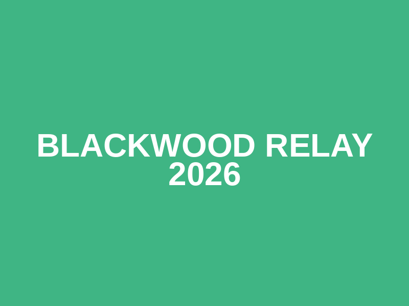 Blackwood Relay 2026 Logo