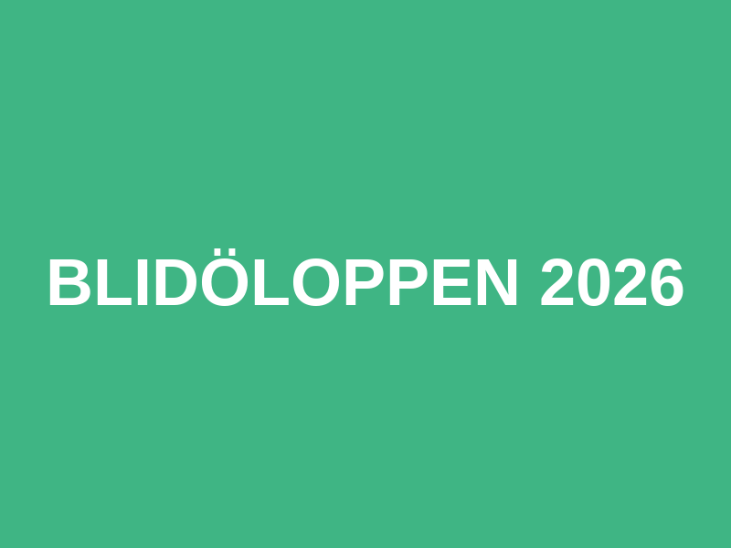 Blidöloppen 2026 Logo