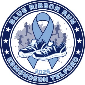 Blue Ribbon Run 5K Logo