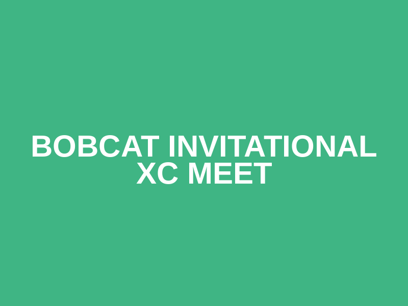 Bobcat Invitational XC Meet Logo