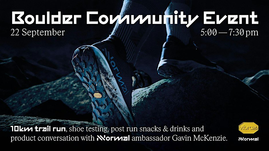 Boulder Community Event · Vibram x NNormal