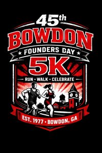 Bowdon Founders Day 5K Logo