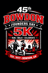 Bowdon Founders Day 5K Logo