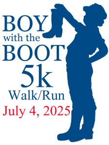 Boy with the Boot 5k Walk/Run Logo