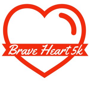 Brave Heart 5k Logo