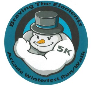 Braving The Elements 5k Logo