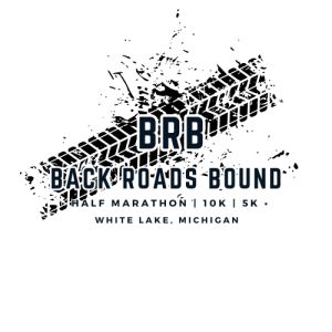 BRB - Back Roads Bound Half Marathon Logo