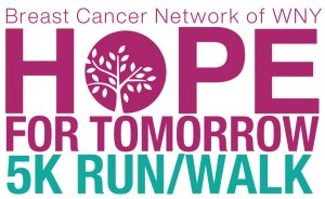 Breast Cancer Network Hope for Tomorrow 5K Run/Walk Logo