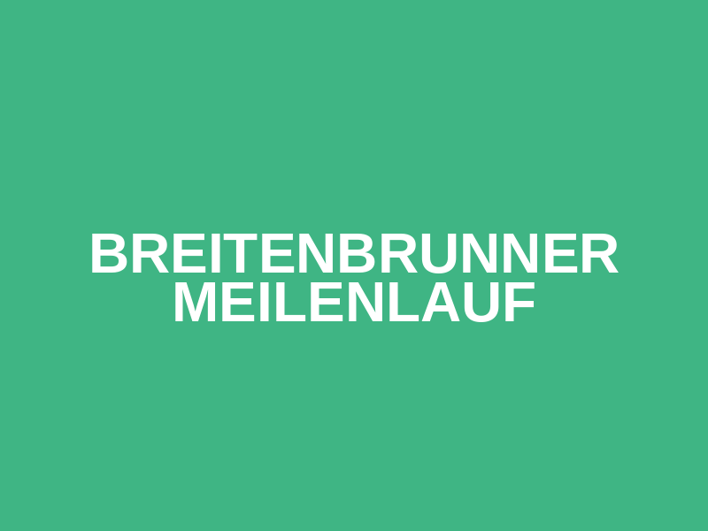 Breitenbrunner Meilenlauf Logo