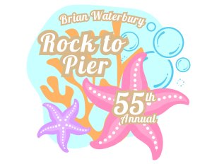 Brian Waterbury Memorial Rock to Pier Run Logo