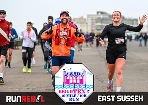 BrighTEN Seafront Run 2027 (Brighton) Logo
