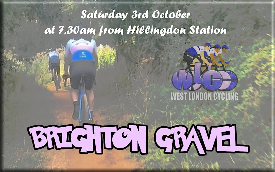 Brighton Gravel Ride with West London Cycling Logo