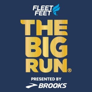 Brooks x Fleet Feet Tuscaloosa Big Run Logo