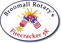 Broomall's Rotary 4th of July 5K Run Logo