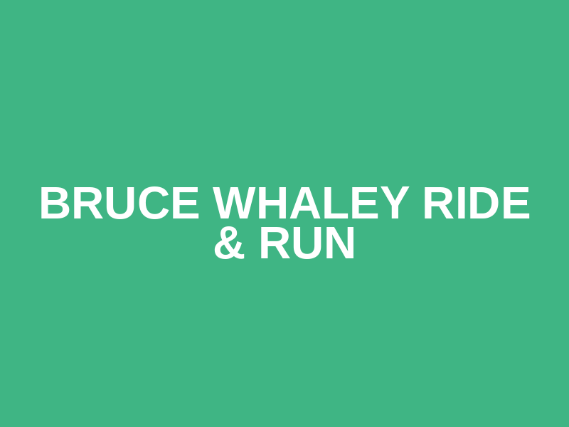Bruce Whaley Ride & Run Logo