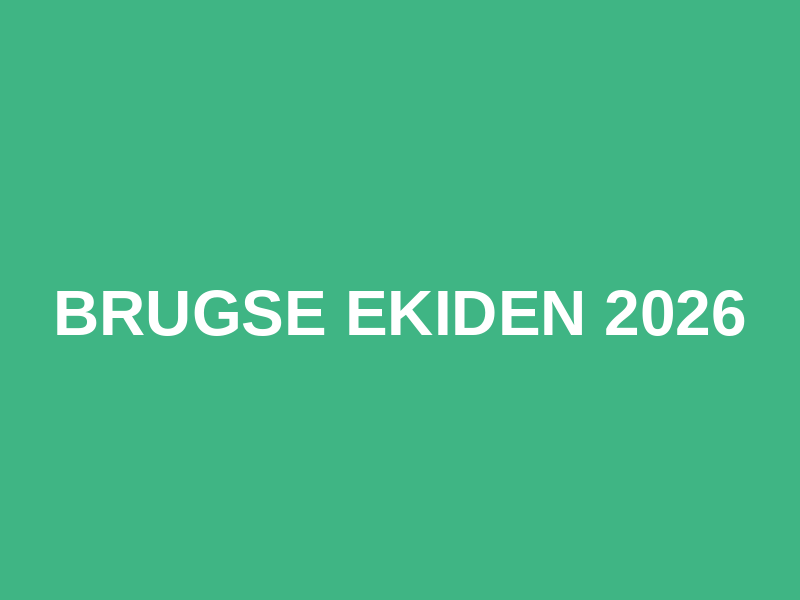 Brugse Ekiden 2026