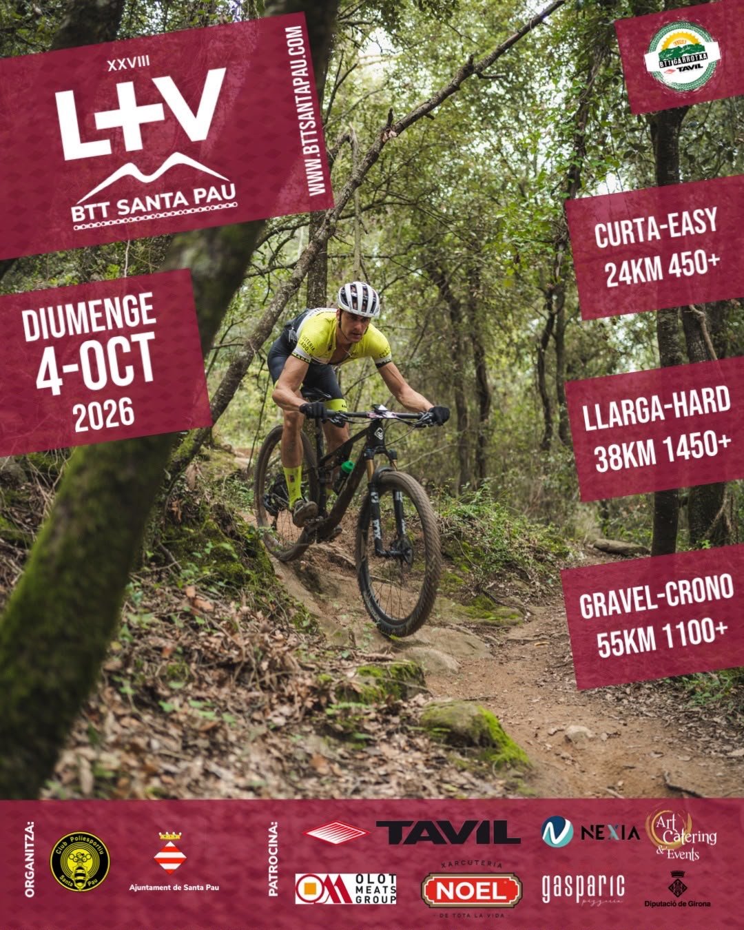 BTT Santa Pau 2026 Logo