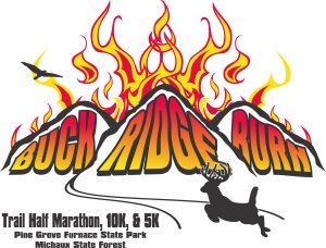 Buck Ridge Burn Trail Races Logo