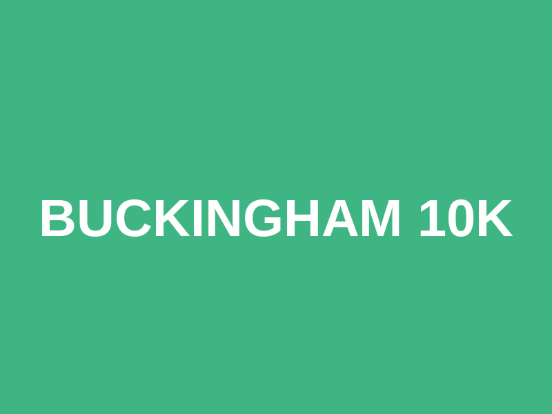 Buckingham 10k Logo