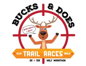 Bucks & Does 13.1 Pointer Logo