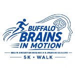 Buffalo Brains in Motion - Brain Aneurysm Awareness Run & Walk Logo
