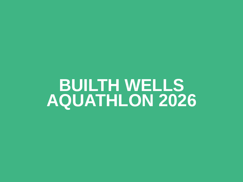 Builth Wells Aquathlon 2026 Logo