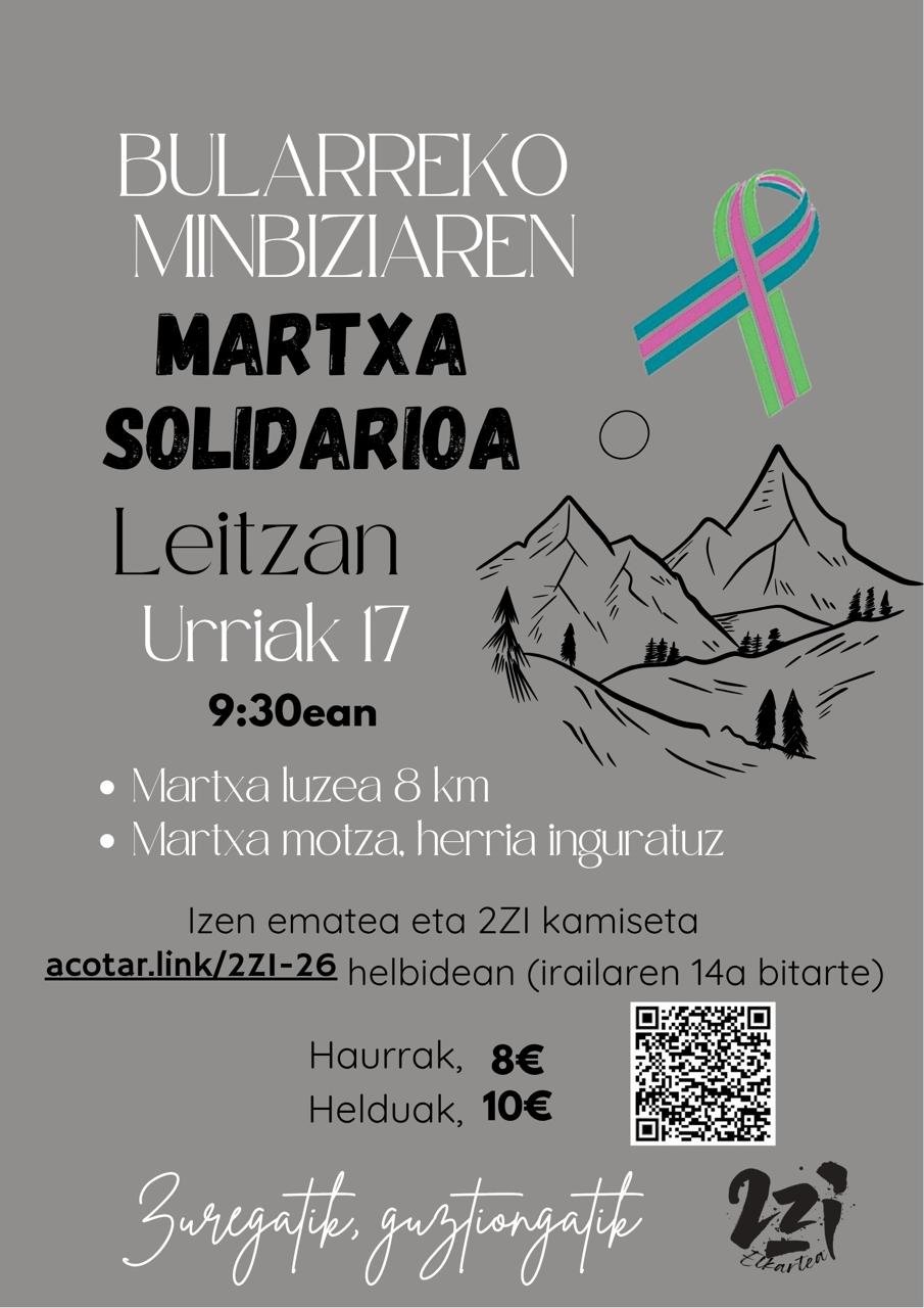 BULARREKO MINBIZIAREN MARTXA SOLIDARIOA 2026 / MARCHA SOLIDARIA CANCER DE MAMA 2026