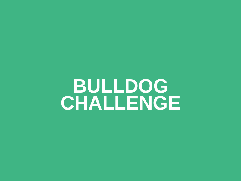 Bulldog Challenge Logo