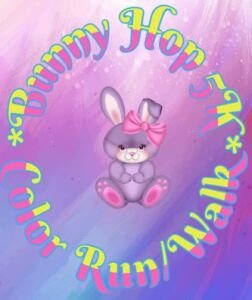 Bunny Hop 5K Color Run/Walk Logo