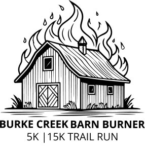 Burke Creek Barn Burner - 5K & 15K Logo