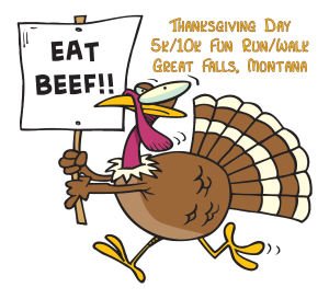 Burn The Bird 10k, 5k and 1.33 mile Fun Run/Walk Logo