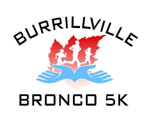 Burrillville Bronco 5k Logo